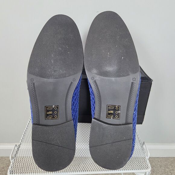 Men\'s Fashion Smoking Sparkly Glitter Sequin Dress Tuxedo Loafers Slip On Shoes main image 12